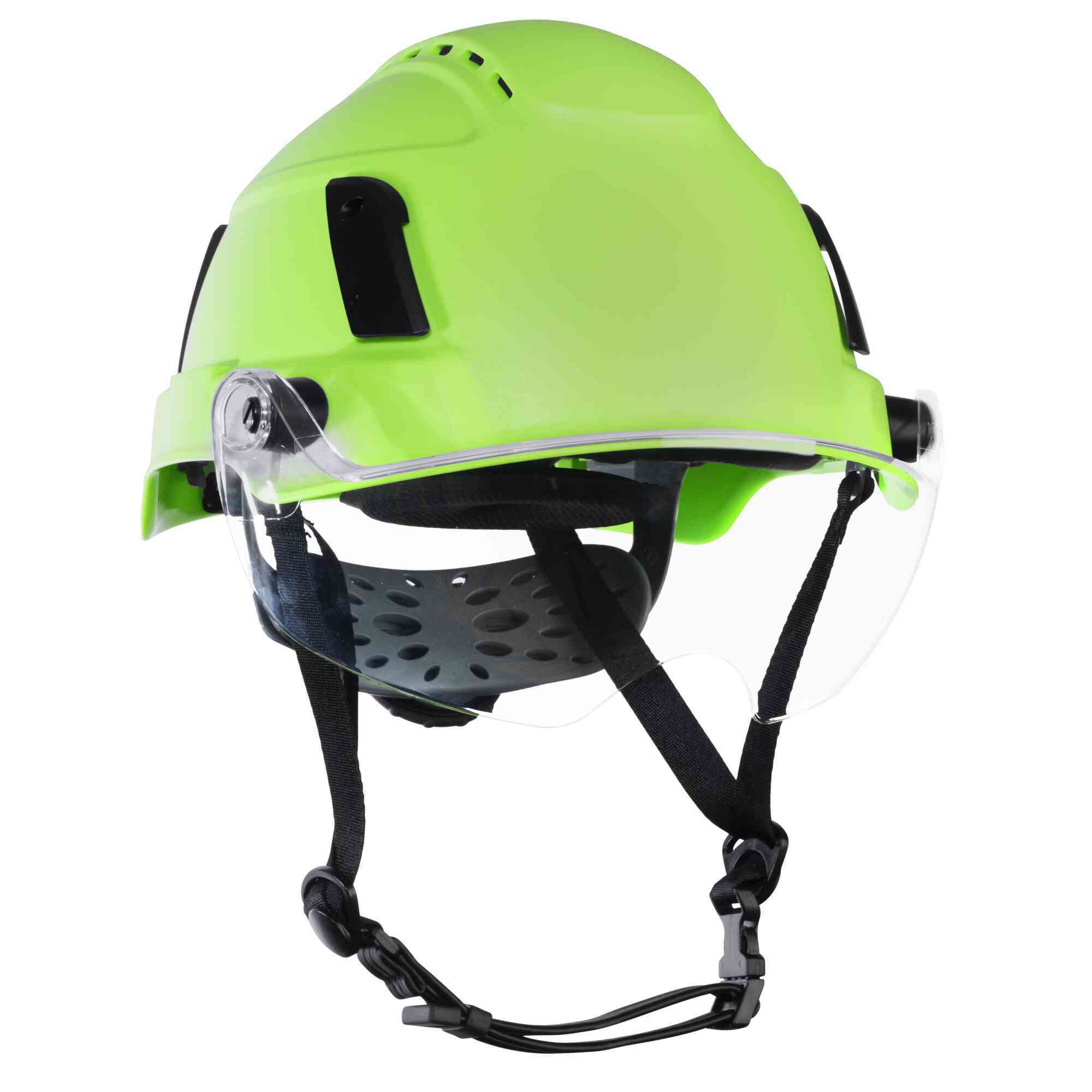 Jackson Safety - Safety Helmet - XS2-550V Series - Type 2+ - Vented - With Flip-Up Visor - Hi-Vis Green - Model # 22176